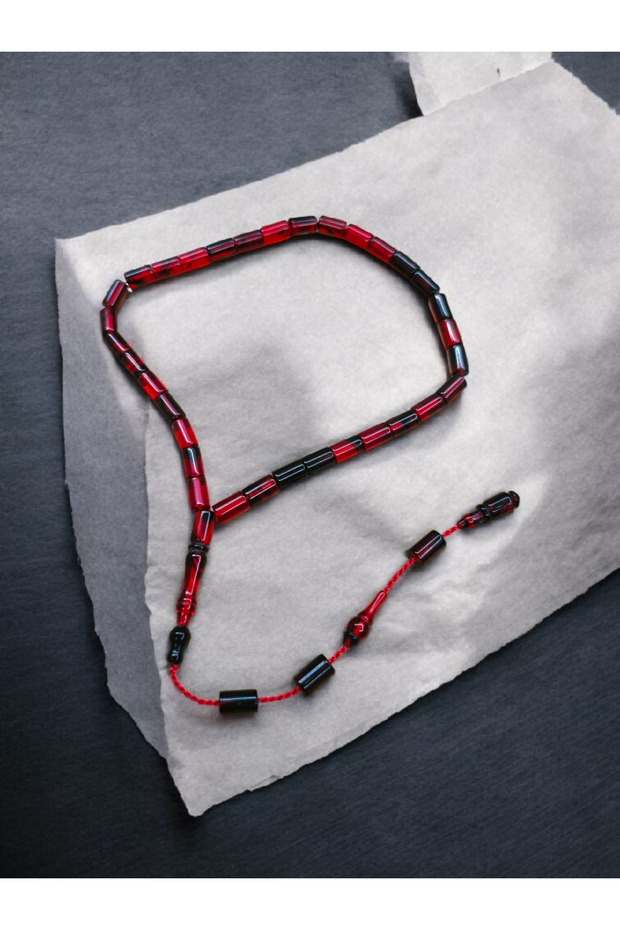 Cut-Out Model Tightening Amber System Wrist-Length Prayer Beads