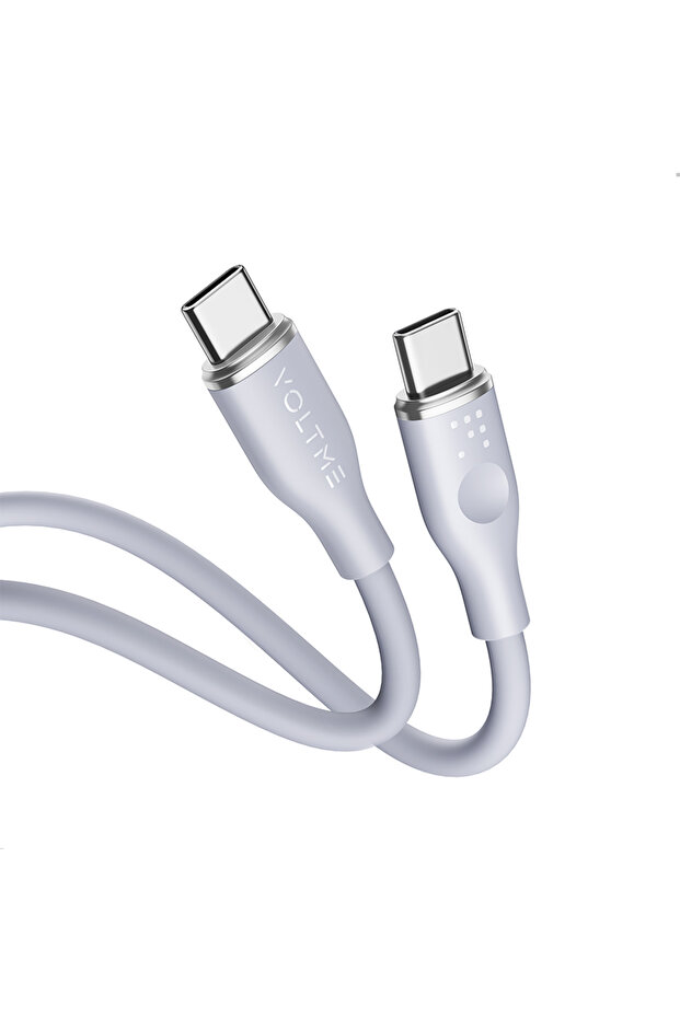 كابل موس سيريز USB-C إلى USB-C بطول 1.8 متر وقوة 60 واط - رمادي