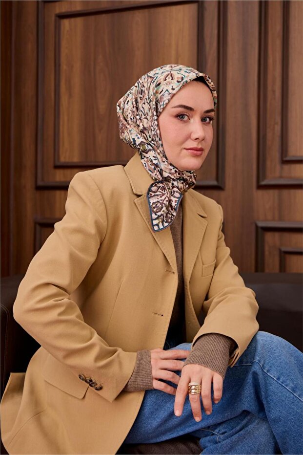 وشاح حرير تويل 11489-15