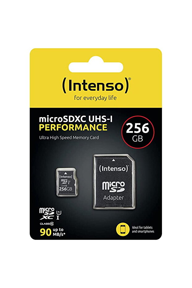 UHS-I Performance 256 GB microSDXC, memory card (black, UHS-I U1, Class 10) - 2