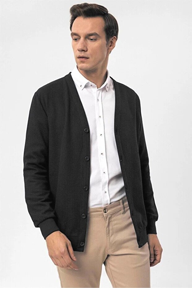 EXCULUSİVE SMART CASUAL DÜĞMELİ HIRKA - 3