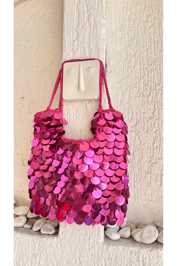 Pembe pullu çanta - 3