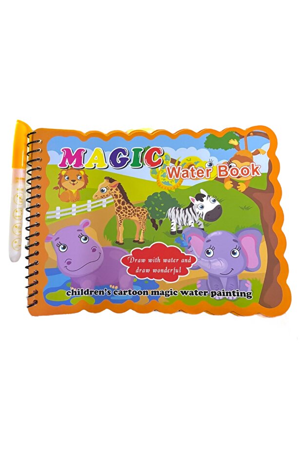 Magic Coloring Book Water Painting Special Water Pen Animals