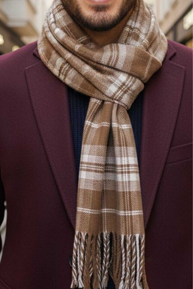 وشاح رجالي فاخر منقوش - 3