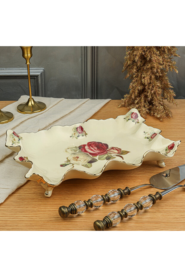 Royking Rose 31 cm Standing Presentation Plate Gnj 040