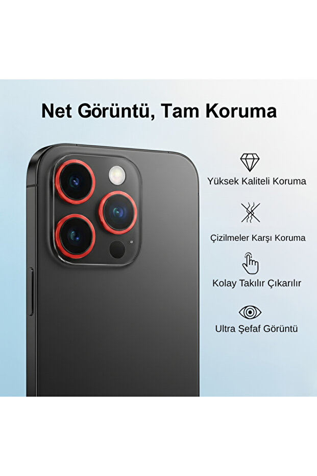 واقي عدسة الكاميرا لهاتف آيفون أبل 13 برو ماكس - 3