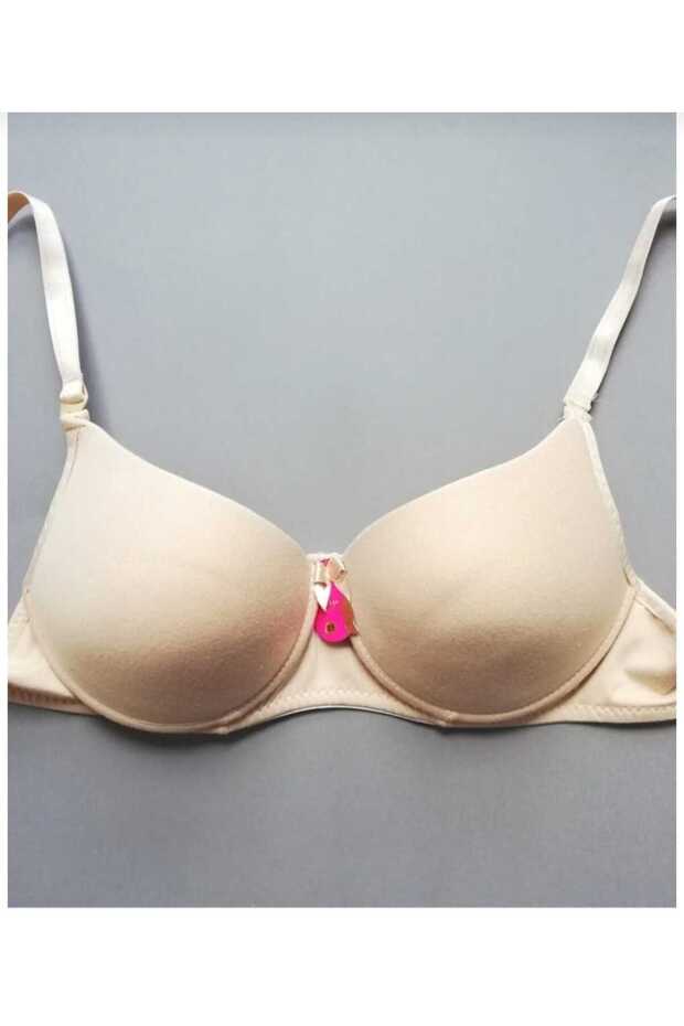 حمالة صدر بلون واحد مع دعامات - 2