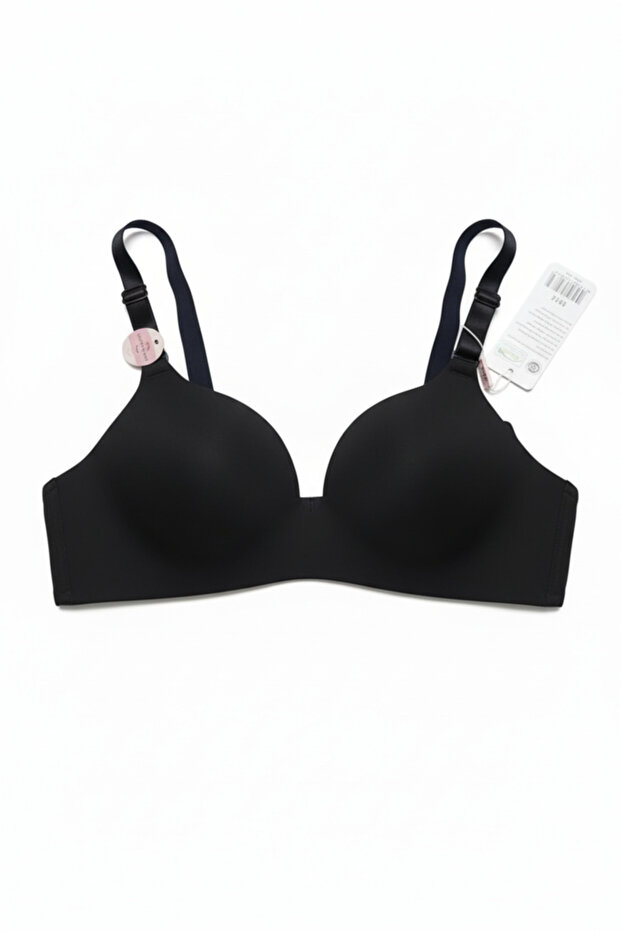 Best Umt Women's Micro Fabric Stitch-Free Padded Bra - Black / Beige / White / Navy Blue