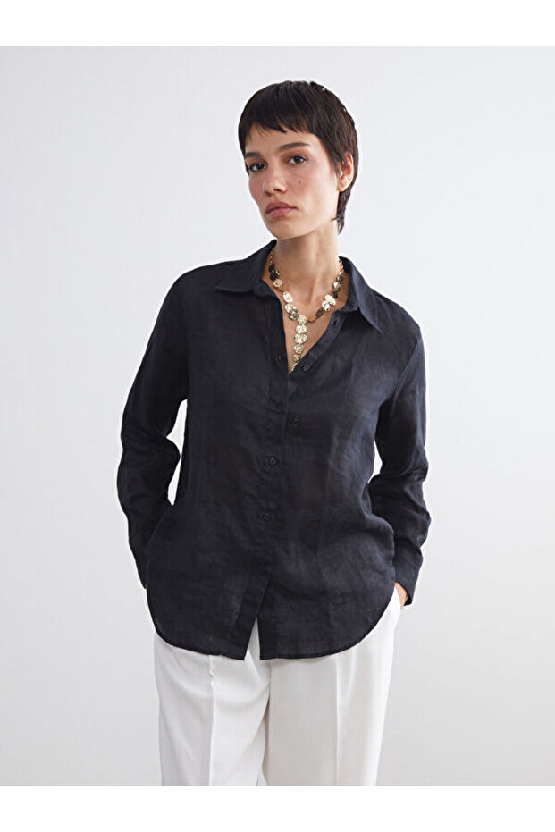 100% Linen Women's Shirt