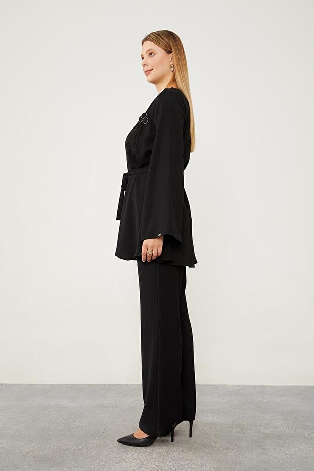 Black Double Set - Processing Detailed - 3