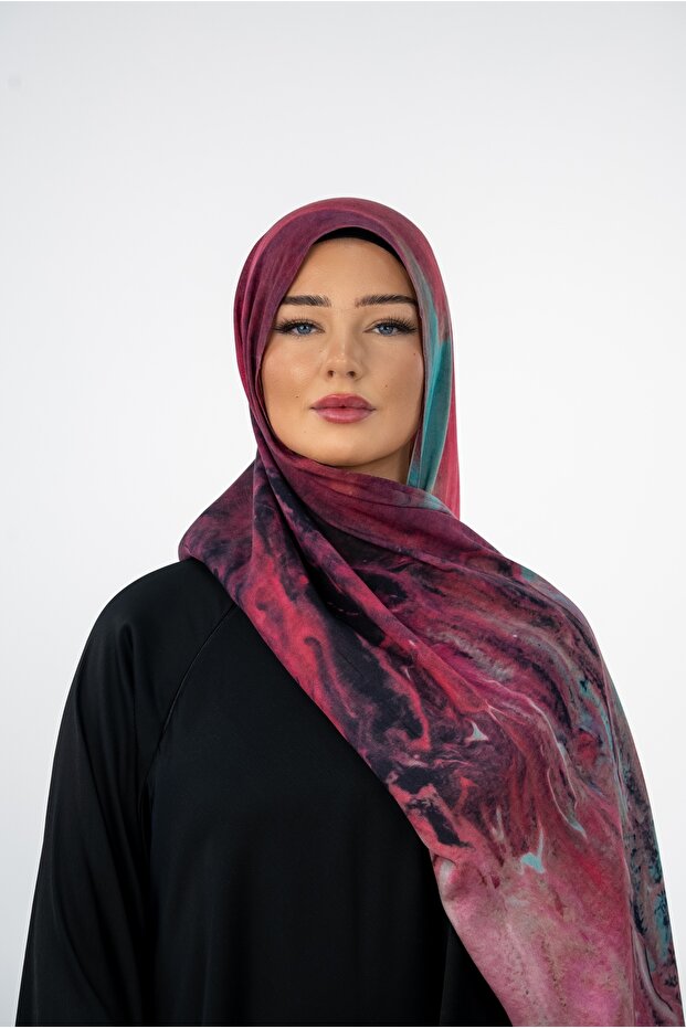Modal Print Shawl – Bubble – Soft & Stylish Hijab for Women