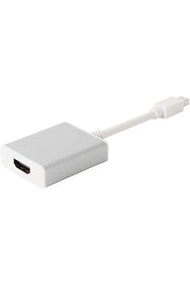 Mini Displayport To HDMI Adapter/Audio - 4K Resolution Ready Converter with Audio - White