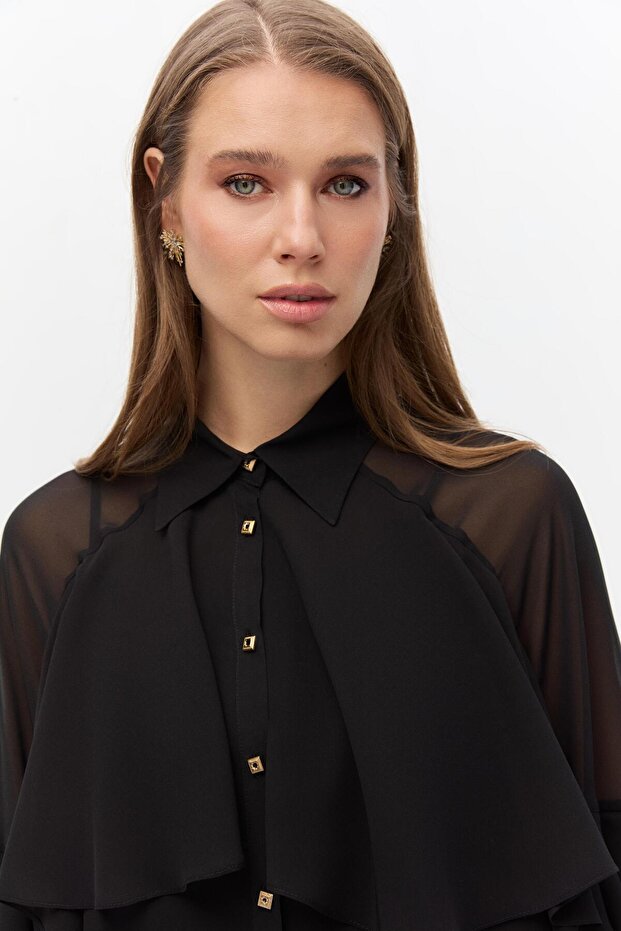 Volanlı gömlek - 1