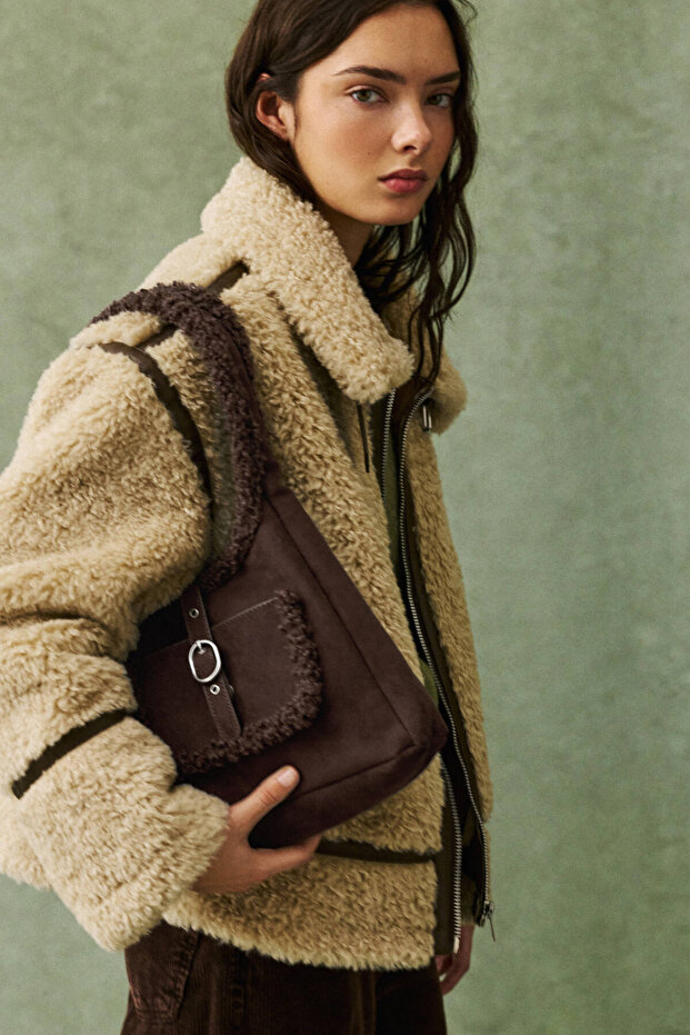 Suni yünlü kol çantası - 1