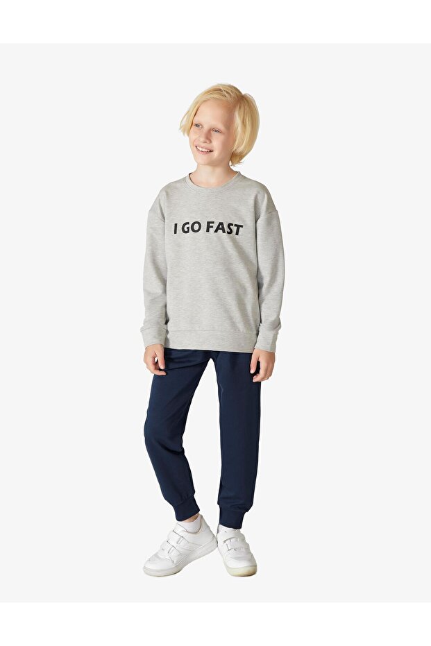 Boy's Gray Pajama Set 707