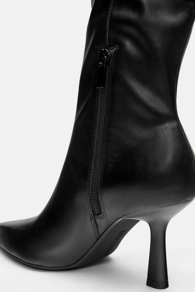 Streç topuklu çizme - 2