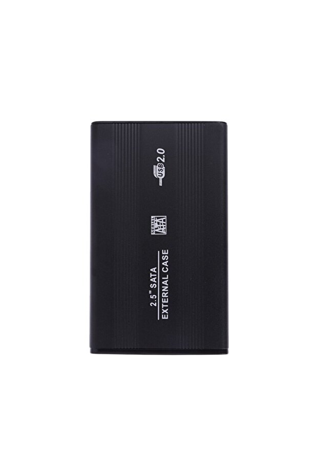 صندوق القرص الصلب الخارجي 2.5 بوصة SATA SSD/HDD - صندوق القرص الصلب المحمول من الألومنيوم النحيف USB 2.0