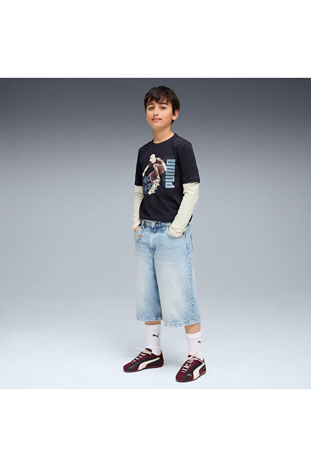 Mid 90S Layered Kids Round Neck T-Shirt