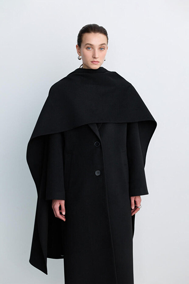Black Coat Shawl