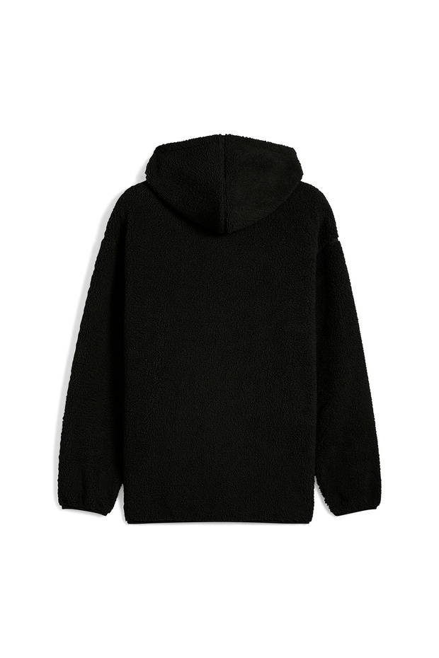 Ess Elevated Sherpa Erkek Siyah Günlük Stil Sweatshirt 68825801 - 2