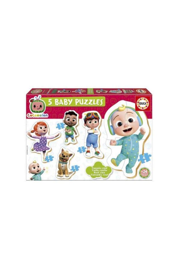 puzzle progresiv, Cocomelon, 5 seturi, 24 luni+