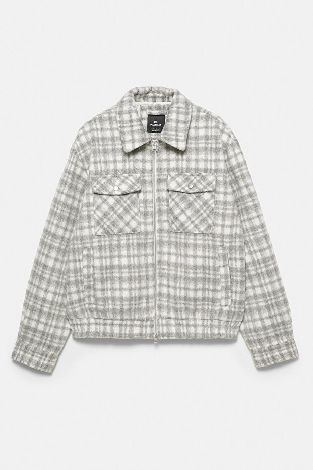 Kareli yumuşak ceket - 6