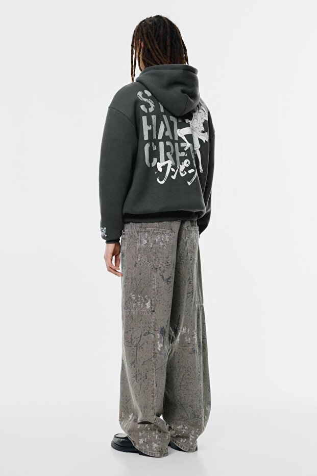 One Piece kapüşonlu sweatshirt - 3