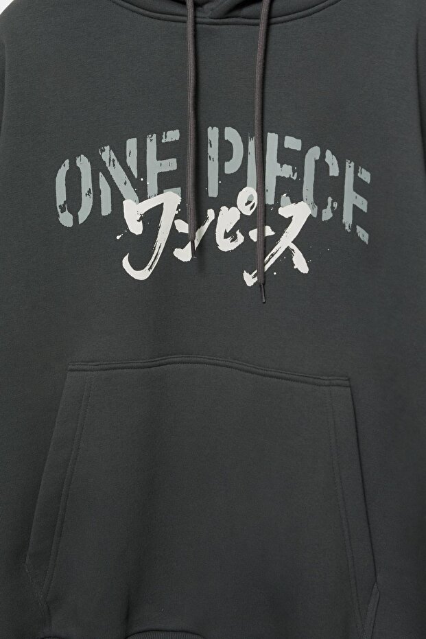 One Piece kapüşonlu sweatshirt - 7