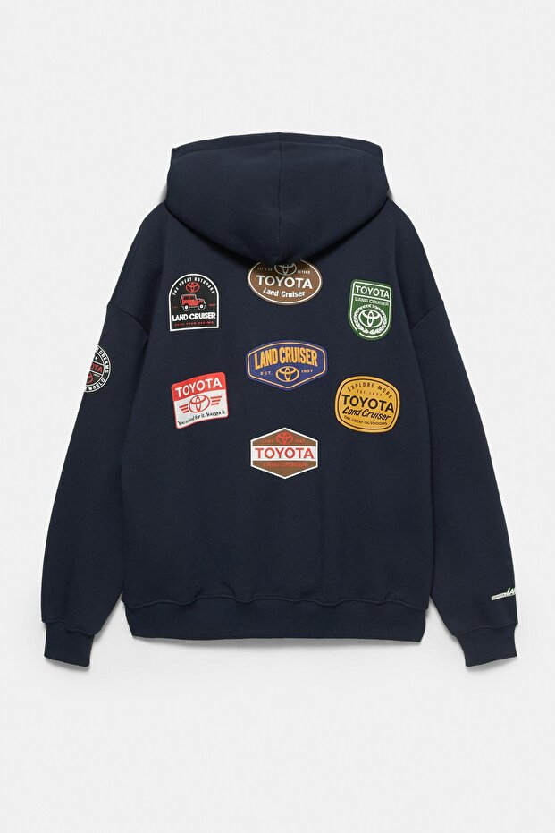 Toyota Fermuarlı Kapüşonlu Sweatshirt - 8