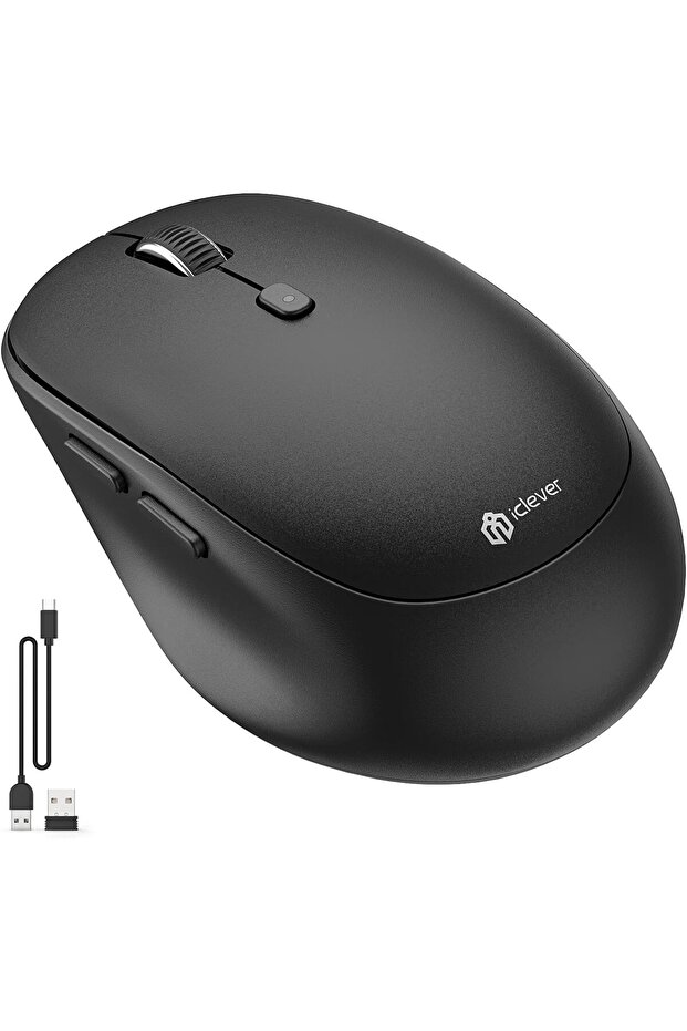 MD165 Dual-Mode Wireless Mouse (Bluetooth & 2.4G, Type-C Rechargeable)
