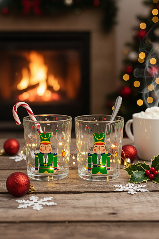 Nutcracker 2'li Optik Meşrubat Bardağı 360 ml - 1