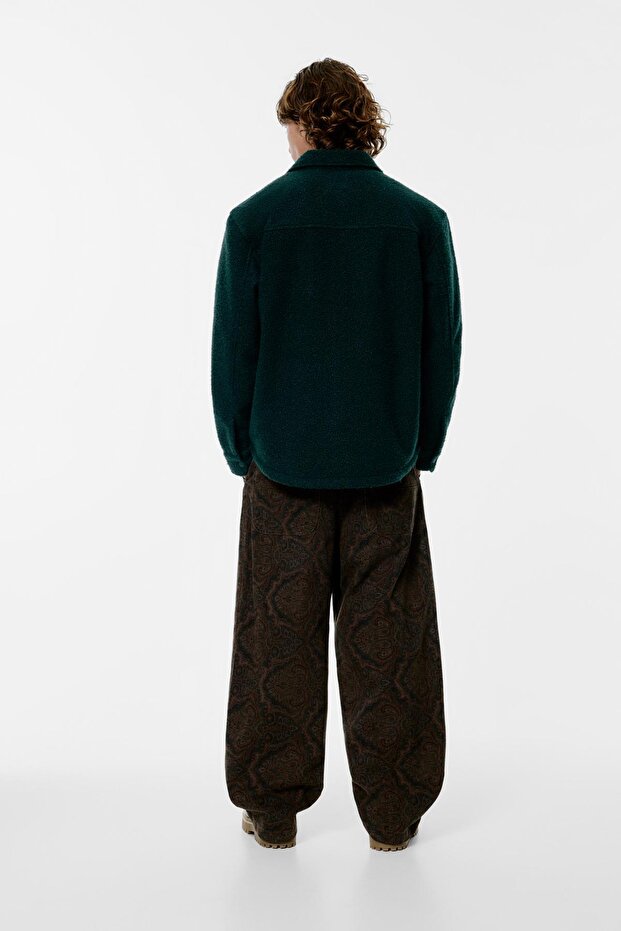 Suni yünlü ince ceket - 4