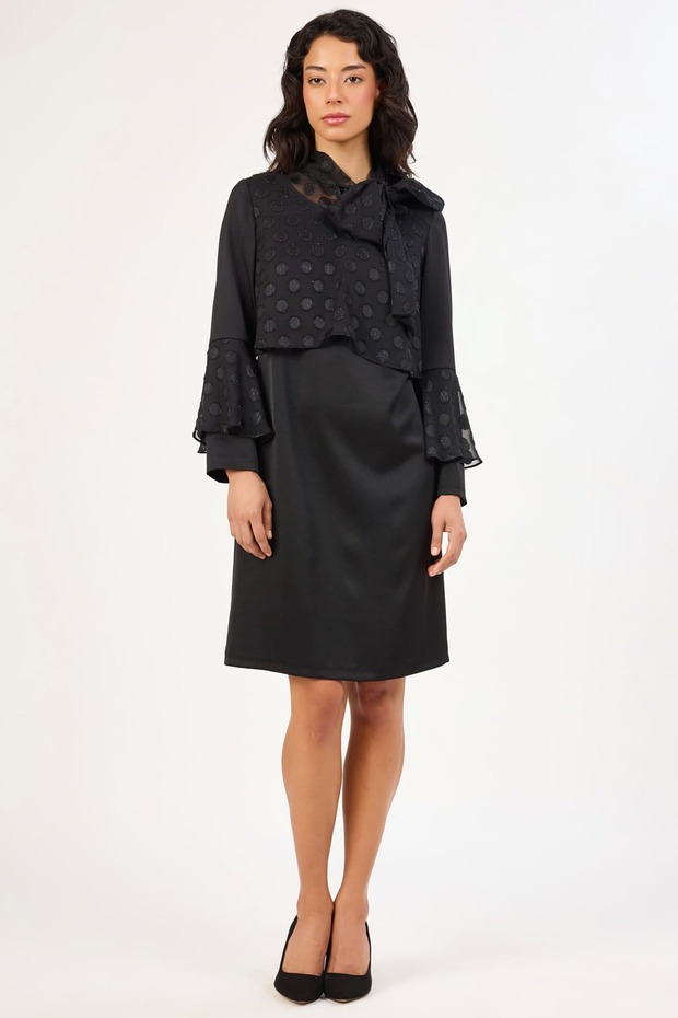 Jakar puanlı elbise - 2