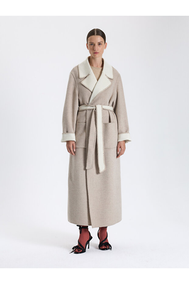 Geniş Cepli Kaşmir Kaban - 1