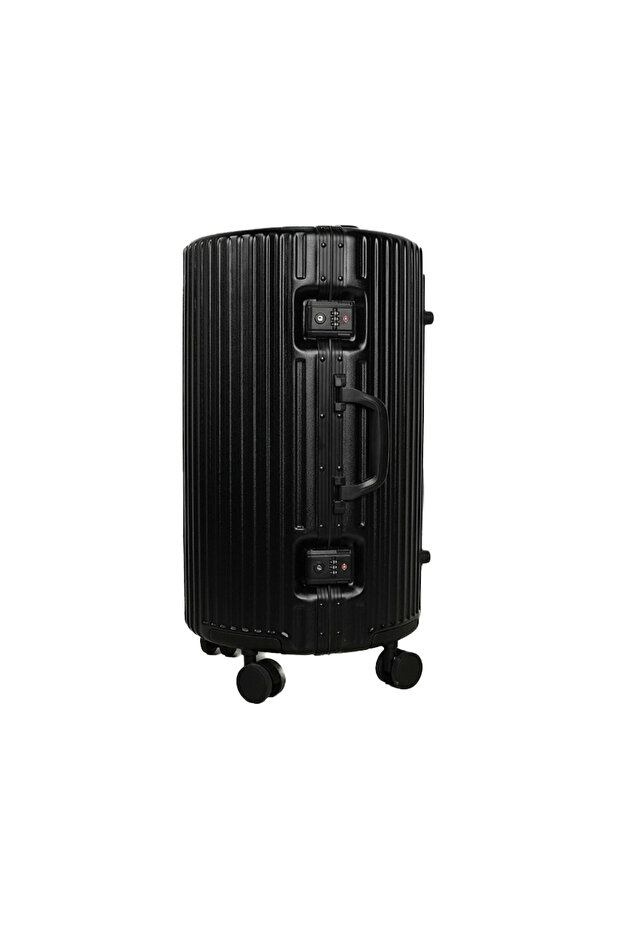 ORO 24 inch ABS Suitcase And Light Weight Travel Luggage - Black