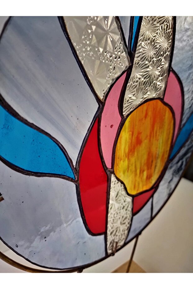 Modern Desenli Vitray biblo - 4