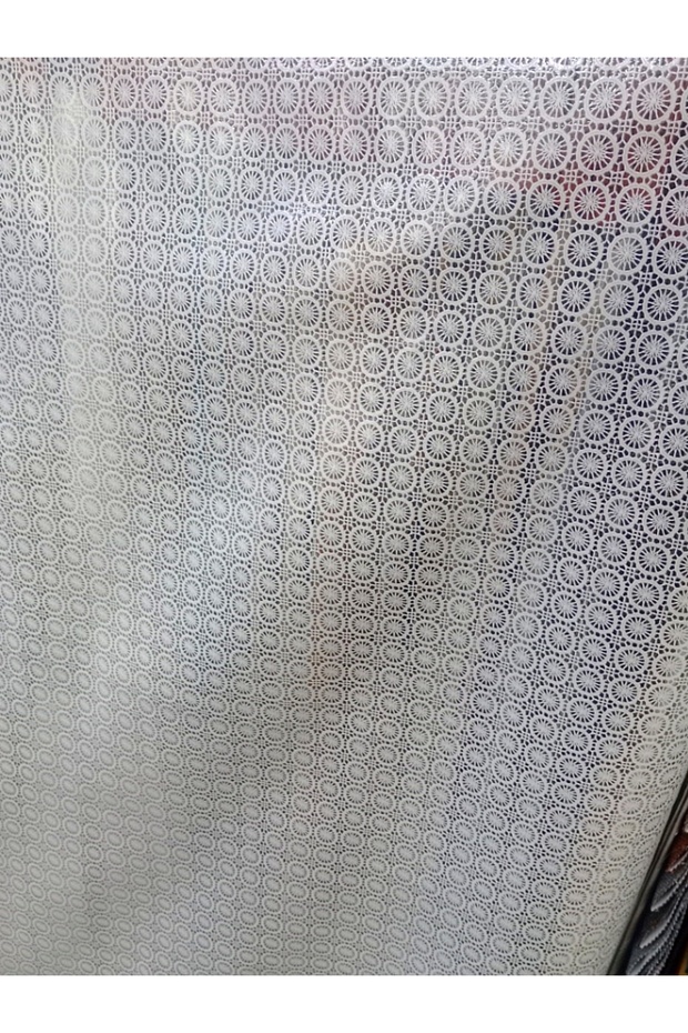 Lace-Like Tablecloth Oilcloth with Pvc Coating Is Durable and Does Not Slip on the Table