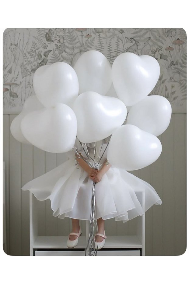 Kalisan Latex Heart Balloons 12 Inch 10 Pieces