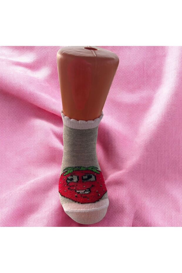 جوارب منقوشة بالفواكه (قطعة من 4) - 2