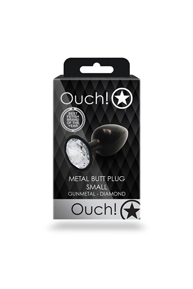 Ouch! - Metal Butt Plug - Round - Small - 3