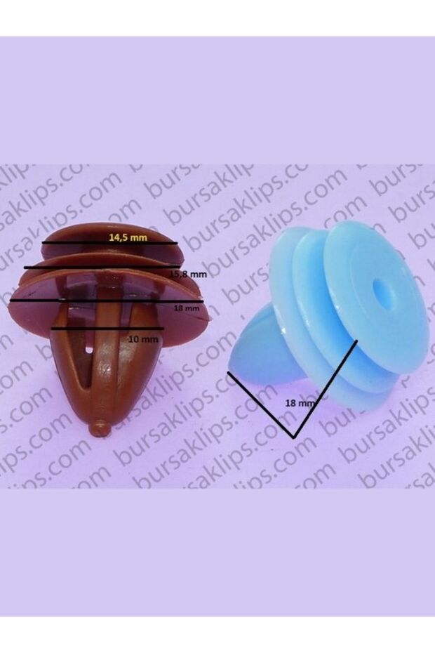 2873 Hyundai Starex, H100, Kia Door Panel Clip 82315-33020 (10 Pcs)