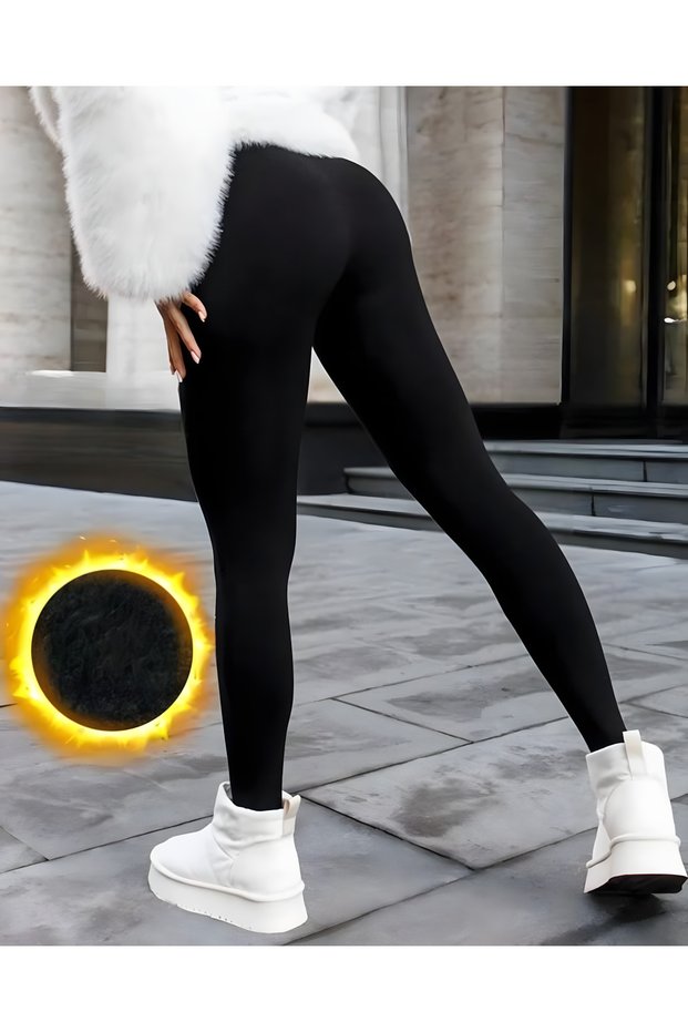 Women's Winter Thermal Leggings Heat Insulated, Stretchy Fit, Cold Weather Resistant Underwear