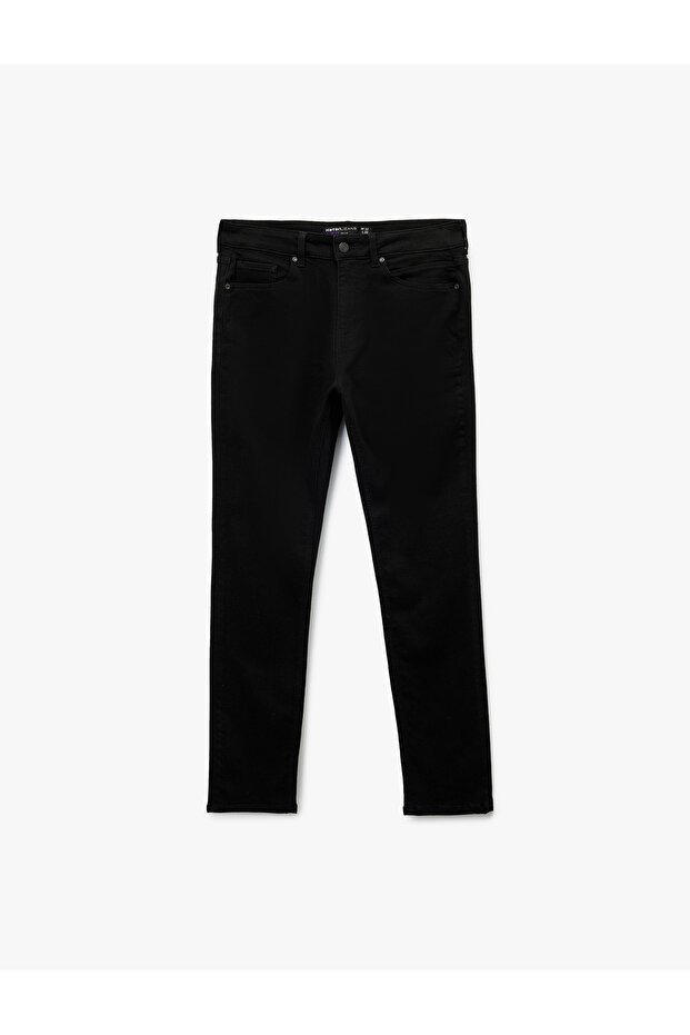 Cotton Pocket Regular Waist Slim Fit Jean Trousers - Brad Jean