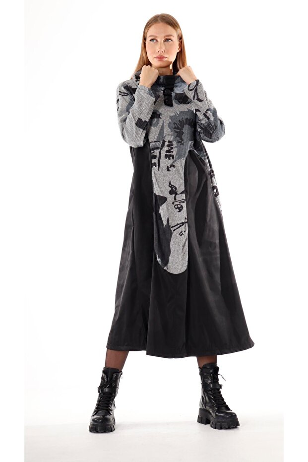cu secțiuni Rochie de designer - 7