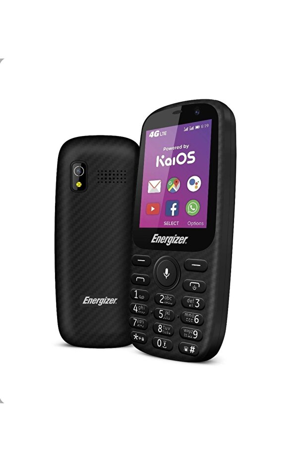 هاتف محمول E241S 4G LTE مع لوحة مفاتيح عربية - أسود