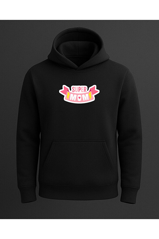 Super Mom Printed Sweatshirt