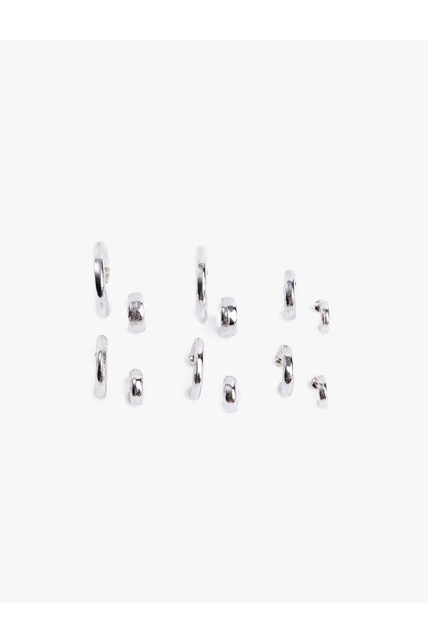 6-Piece Hoop Earrings Set