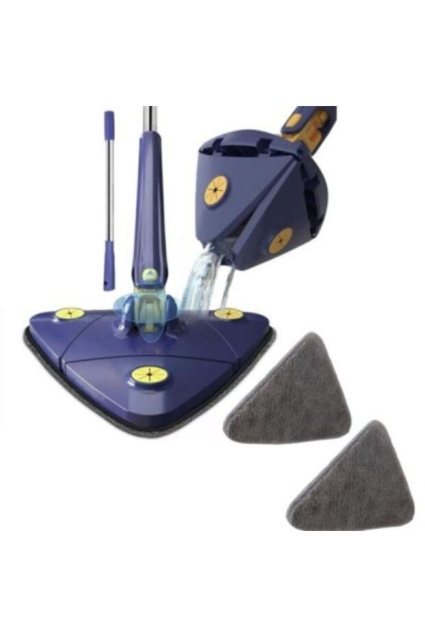 Innovative CleanMaster handheld triangular mop - 1