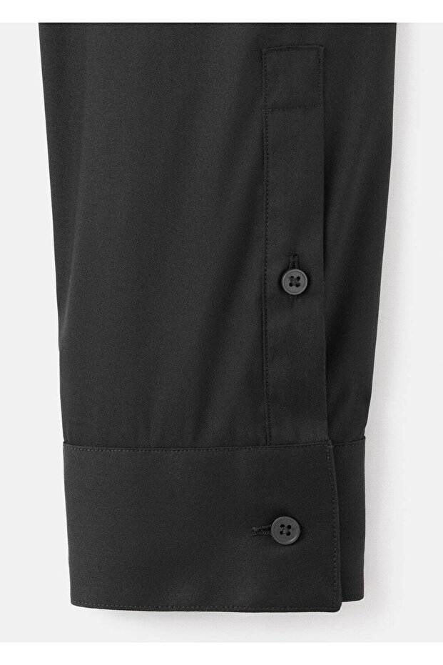 Slim fit pamuklu gömlek - 7