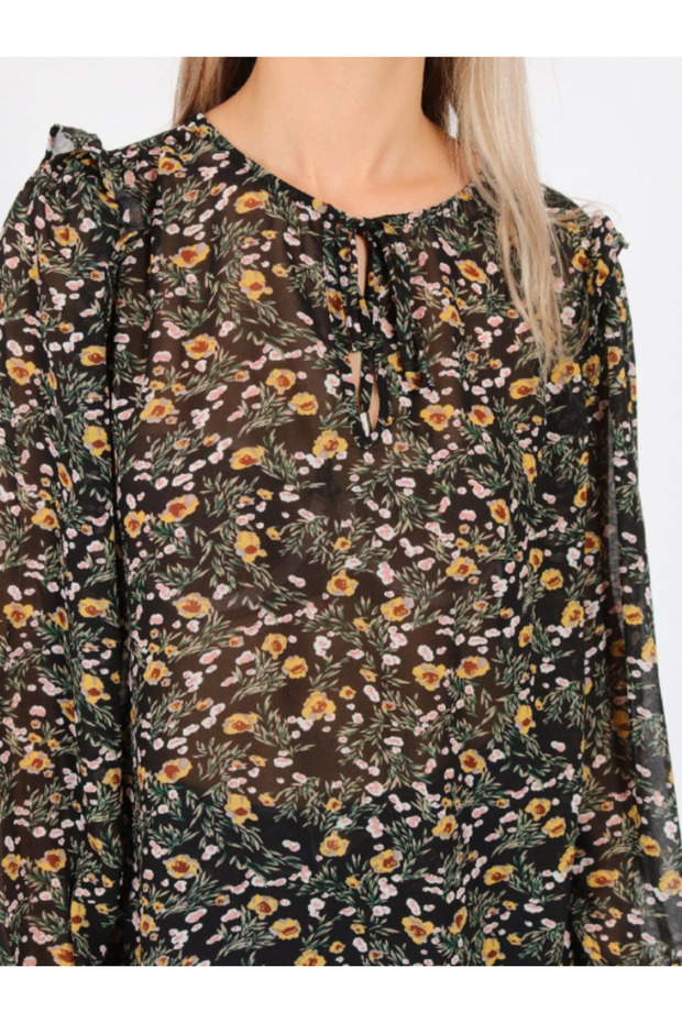 Floral pattern blouse - 3